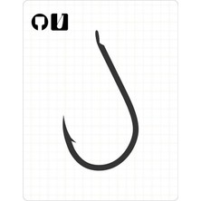 Fudo 1001 Chinu Black Nikel Iğne 2/0