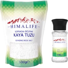 Himalife Sofrada Öğütme Kaya Tuzu 500  gr+ Değirmen 190  gr