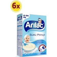 Arı Mama Arılac Instant Ek Gıda ( Mama) Sütlü Pirinçli 200GR 6'lı