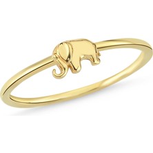 Altın Sepeti  Altın Minik Fil Yüzük AS413YZ