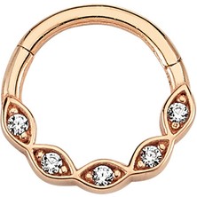 Altın Sepeti  Rose Altın Halka Helix Tragus Küpe AS44PCR2