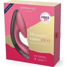 Womanizer Duo Raspberry G-Spot ve Klitoris Uyarıcı Lüks Vibratör