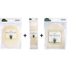 Organik Banyo Lif Seti Organic Bath Fiber