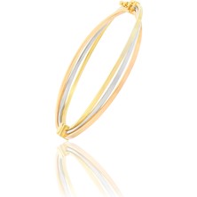 Milet Kuyumculuk 14 Ayar Üç Renk Bilezik