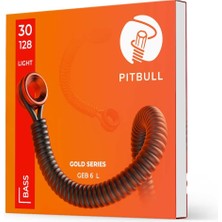 Pitbull Strings Gold Seri Bass Gitar Teli Nikel 6 Telli GEB-6 30-128 L Light