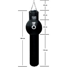 Excalibur Proline Cobra 180 cm Boks Kum Torbası Siyah