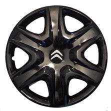 HMNL  citroen C8 14'' Inç Piano Black Renk 4lü Set Jant Kapağı Çelik Jant Görünümlü