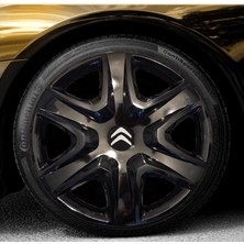 HMNL  citroen Berlingo 16'' Inç Piano Black Renk 4lü Set Jant Kapağı Çelik Jant Görünümlü