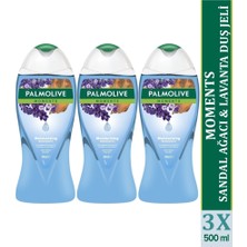 Palmolive Moments Duş Jeli Sandal Ağacı Lavanta 500 ml x 3 Adet