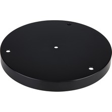 Lumen İstanbul Plafonyer Askı Tepsisi 3 Delik Siyah 10'lu