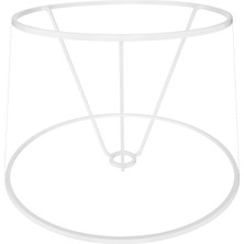 Lumen İstanbul 45'lik Konik Lambader Çerçeve Takımı Beyaz 50'li