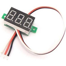 Miini Dijital Voltmetre Dc 0-100V 0.28 Inç Kırmızı