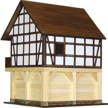Walachia 2 Katlı 115 Parça Ev Ahşap Hobi Kit Fg-37