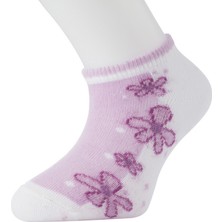 Moyra Socks 4'lü Çiçek Desen Unisex Bebek Patik Çorap