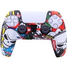 Konsol İstasyonu Desenli Playstation 5 Ps5 Kol Kılıfı - Dualshock 5 Kılıf