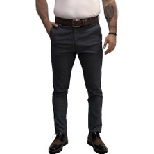 Amor Man Petek Dokuma Slim Fit Dar Kesim Ütü Istemeyen Leke Tutmayan Şık Kumaş-Keten Pantolon