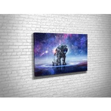 Tablo 360 Astronot Kanvas Tablo