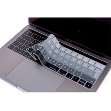 Laptop MacBook Pro TouchBar Klavye Koruyucu 13inc A2251 A2289 A2338 16inc A2141 Türkçe Baskılı Ombre