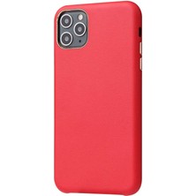 Case 4U Apple iPhone 11 Pro Max Kılıf Eyzi Kapak Kırmızı