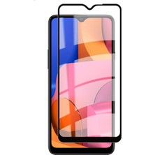 Case 4U Samsung Galaxy A20S Cam Ekran Koruyucu Tam Kaplayan Seramik Siyah