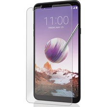 Case 4U LG Q Stylus Tamperli Kırılmaz Cam Ekran Koruyucu