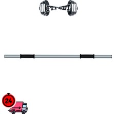 Fitset 95 kg Kombo Halter Seti ve Dambıl Seti Ağırlık Fitness Seti