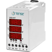 Tense FKD-01F 3×3 Hane LED Display Ekranlı Dijital Faz Koruma Rölesi