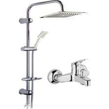 Morponi Dubai Çiftli Yağmurlama Robot Duş Seti ve Batarya