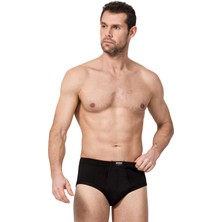 Namaldı 6 Adet Siyah Renk Bantlı Slip Külot