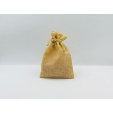 Ozan Tuhafiye Kese Hasır Renk Jüt Kumaş 10X14 cm 10 Adet