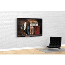 Tablo 360 Tarihi Kitaplar Kanvas Tablo