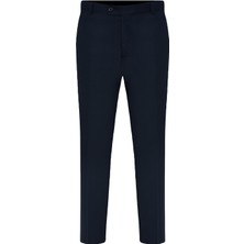 Süvari Erkek Pantolon Rahat Kalıp 48 Beden Düz Desenli Polyester Karışım Günlük Kullanım İçin