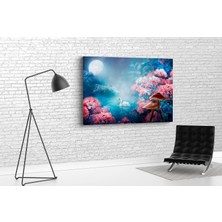 Tablo 360 Ayışığında Kuğu Kanvas Tablo