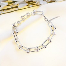 BijuStore Gümüş Kaplama Model Bileklik