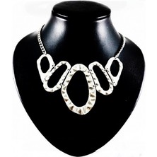 BijuStore Gümüş Kaplama Döküm Kadın Kolye