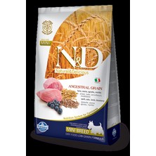 N&D N-D Düşük Tahıllı Kuzu Etli Yaban Mersinli Küçük Irk Yetişkin Köpek Maması 7 kg