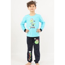 Vienetta Pamuklu Erkek Çocuk Uzun Kol Pijama Takım
