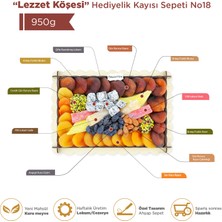 Bizim Yöre ''lezzet Köşesi'' Hediyelik Çikolata Lokum Kayısı Tepsisi Tabağı Paketi 0,95 kg No 18 | Bizim Yöre