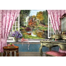 Art Puzzle Penceremdeki Şato 1500 Parça Puzzle