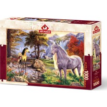 Art Puzzle Saklı Atlar 1000 Parça Puzzle