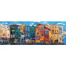 Art Puzzle Renkli Kasaba 1000 Parça Panorama Puzzle