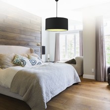 Homing House Siyah Kumaş Sarkıt Avize