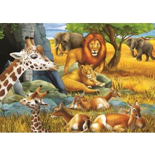 Art Puzzle Art Çocuk Puzzle Orman Hayvanları 200 Parça Puzzle