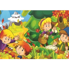 Art Puzzle Art Çocuk Puzzle Sonbahar-Ilkbahar 24+35 Parça Puzzle