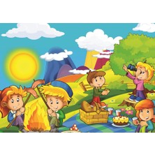 Art Puzzle Art Çocuk Puzzle Sonbahar-Ilkbahar 24+35 Parça Puzzle