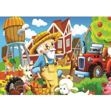 Art Puzzle Art Çocuk Puzzle Mutlu Çiftçi 24+35 Parça Puzzle