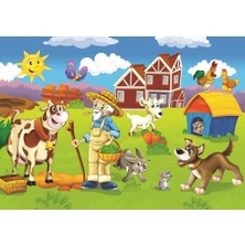 Art Puzzle Art Çocuk Puzzle Mutlu Çiftçi 24+35 Parça Puzzle