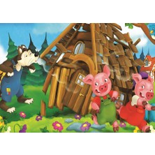 Art Puzzle Art Çocuk Puzzle Aç Kurt 24+35 Parça Puzzle