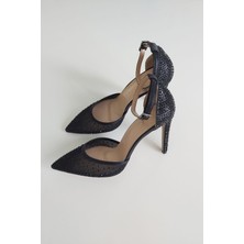 Topukla Kadın Abiye Ayakkabı 10 cm 036 4199