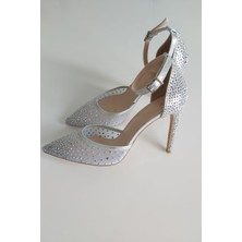 Topukla Kadın Abiye Ayakkabı 10 cm 036 4199